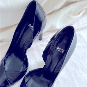 BOSS Glossy Black Women's Heels
